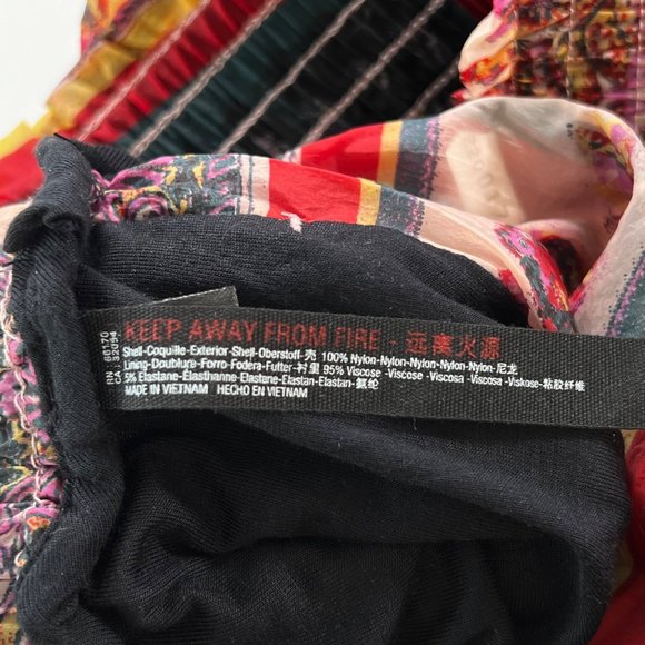 Free People Movement Sashay My Way Printed Pants Scarf Print Size Small - Picture 6 of 13